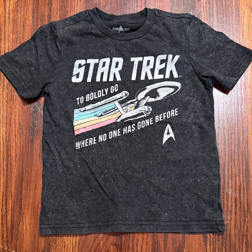 Star Trek Kids Black T-Shirt